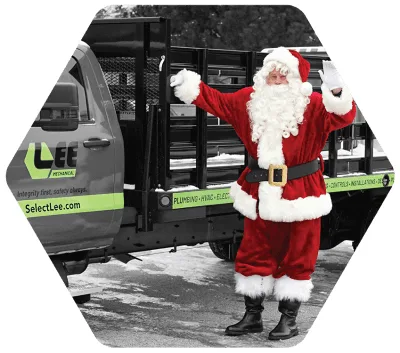 Fill The Truck with Santa | Lee Mechanical