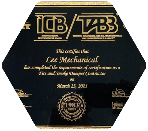 Lee Mechanical TABB Certified