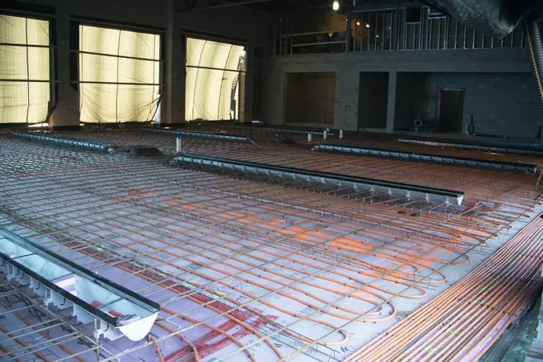 Floor | Kenosha Fire Station #1 | Kenosha, WI | Lee Mechanical