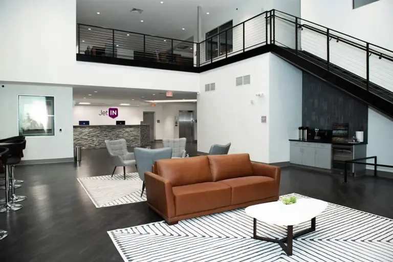 Lee | Jet In | Hanger | Front Lobby and Waiting Room