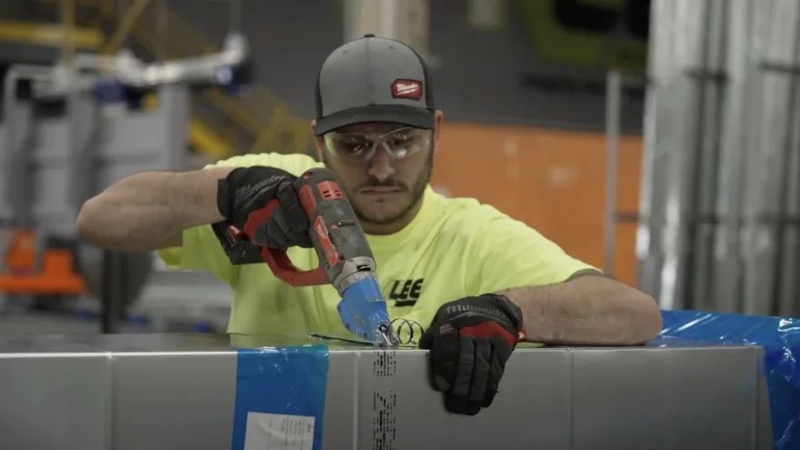 Lee Employee Drilling | Lee Mechanical