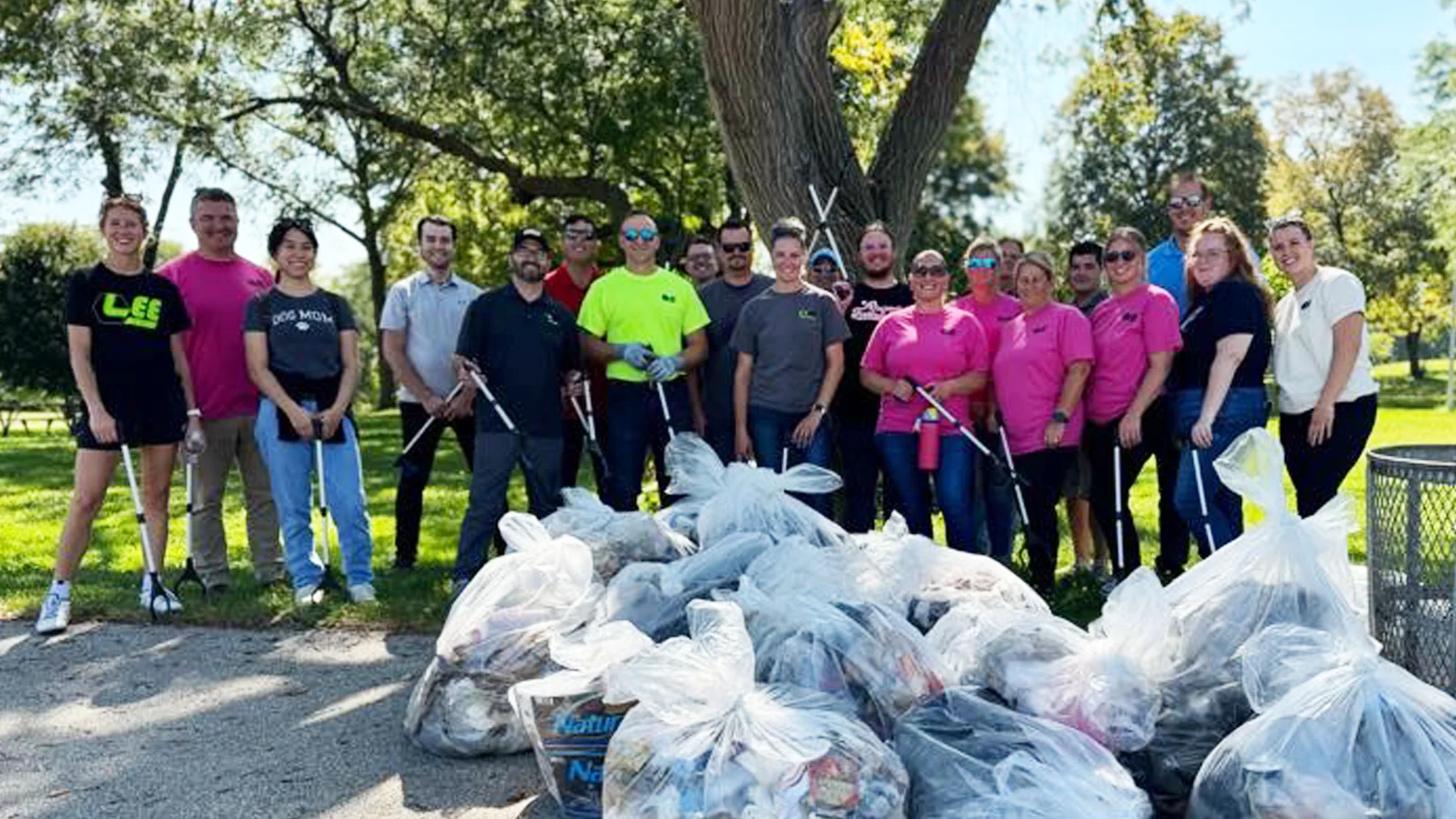 Lee Mechanical Team Comes Together for Mitchell Park Domes Cleanup