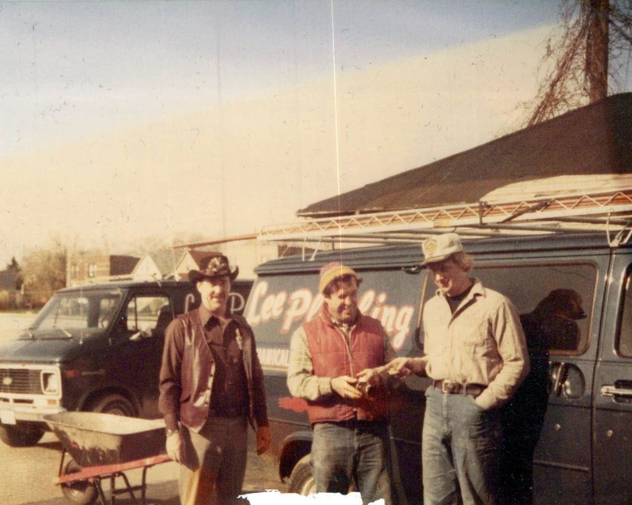 Bob Lee Sr., Jerry Thomey, Bob Lee Jr. 1981