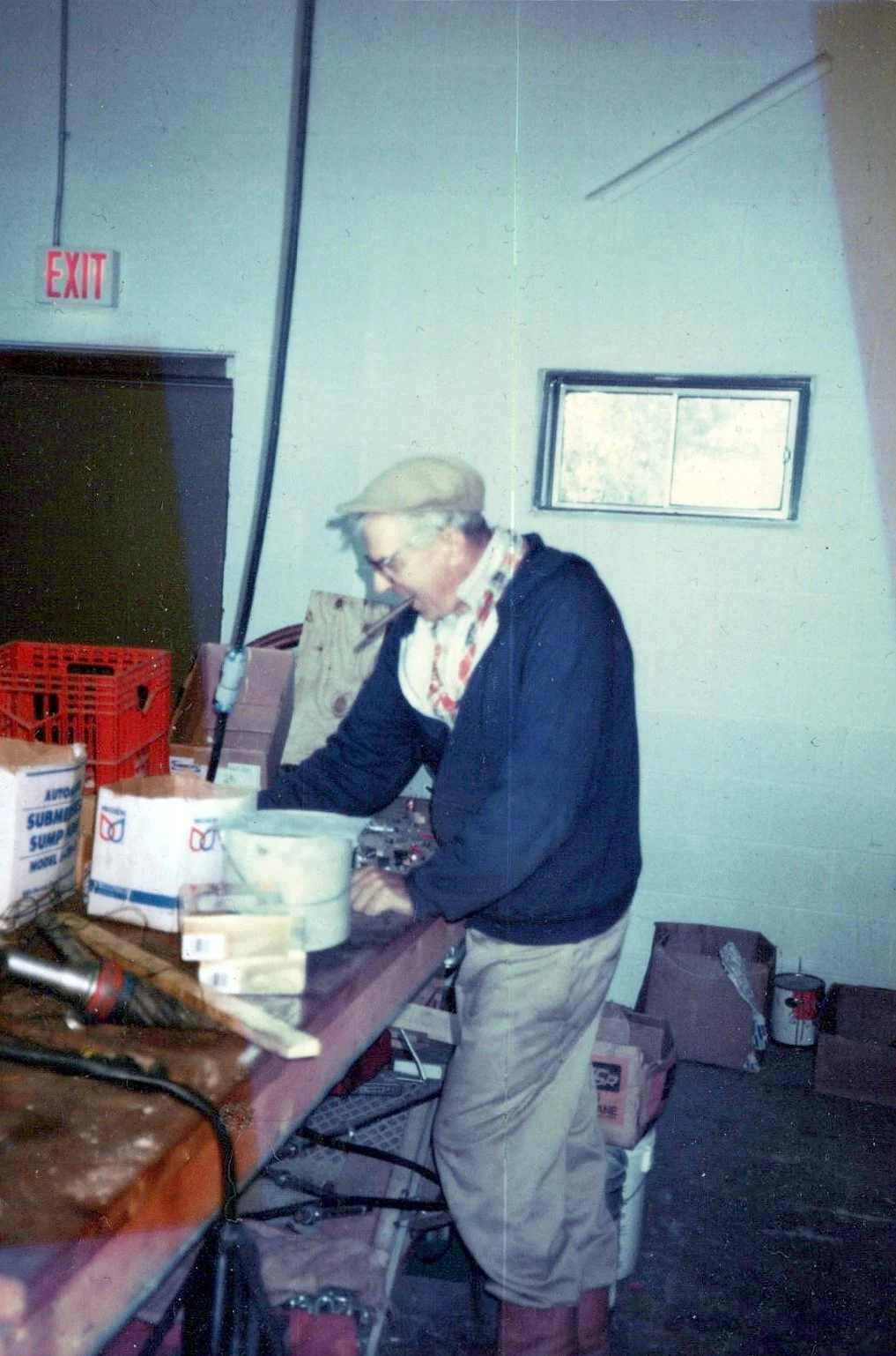 Ed Mikolas, Part Time Shop Worker 1988
