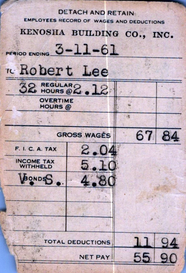 Robert Lee Wages 1961 A